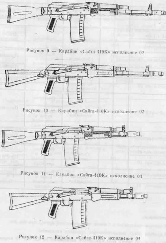 Сайга 410к схема