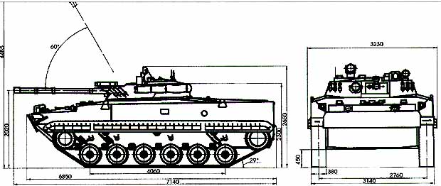 Бмп 3 чертеж