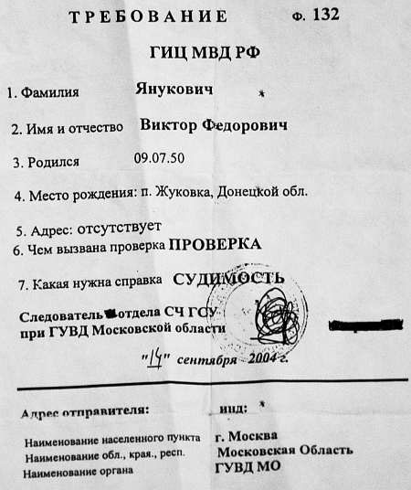 Требование иц мвд образец