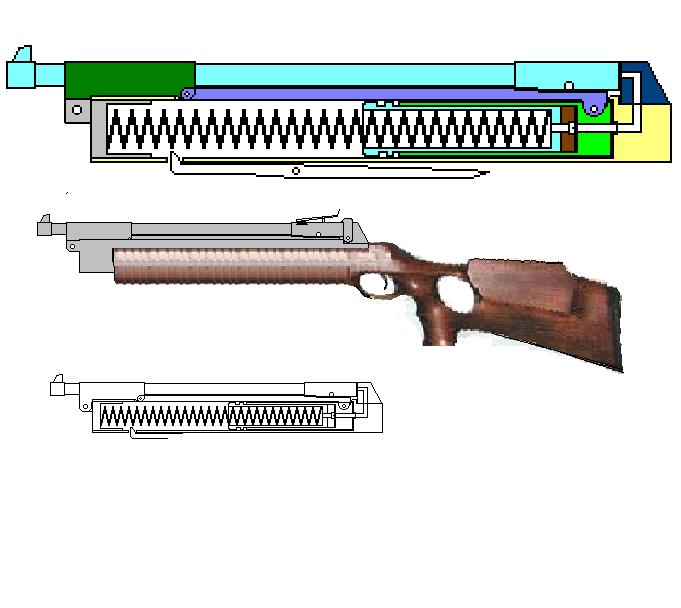 Пневматическая винтовка своими руками чертежи