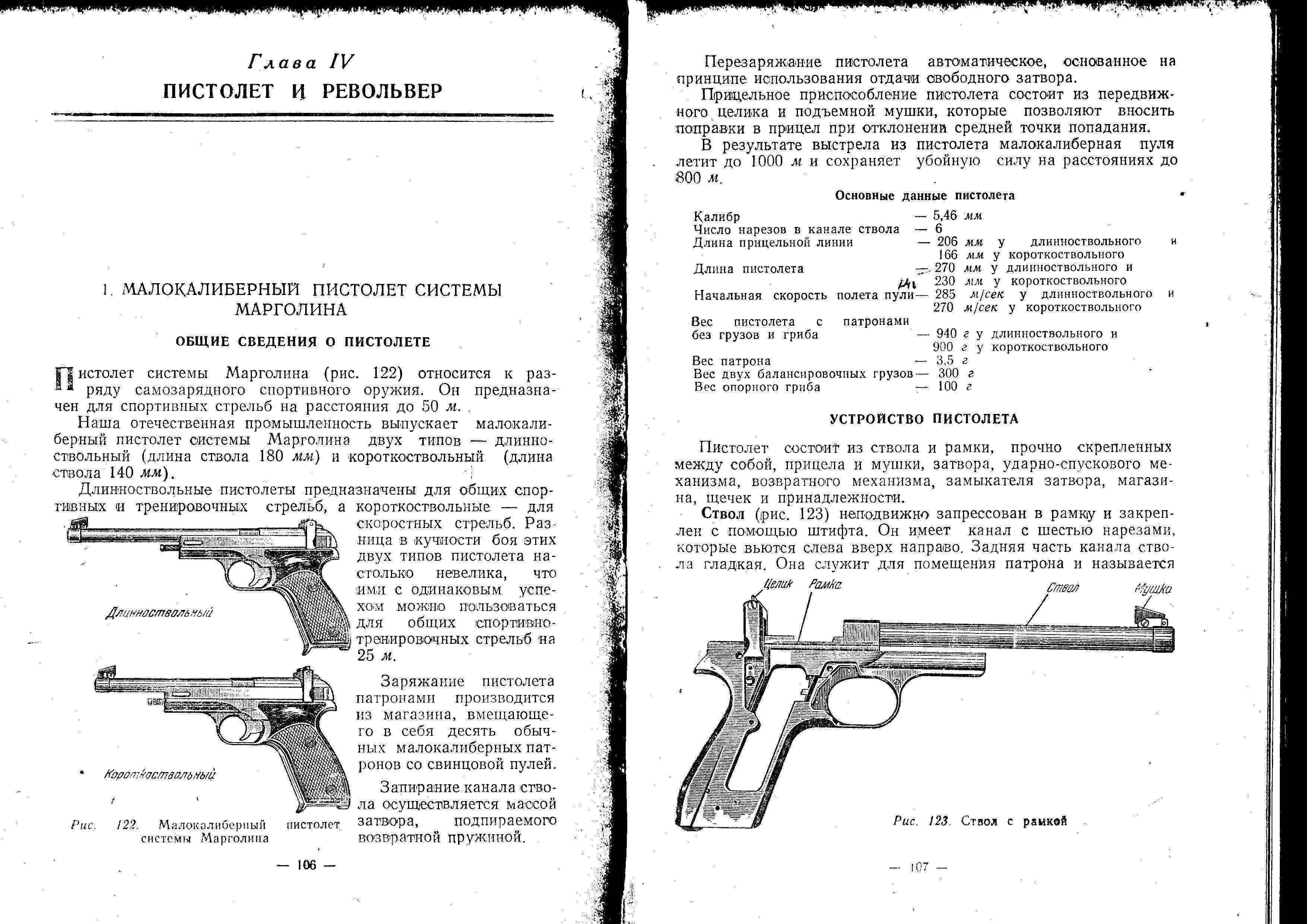 Пистолет марголина схема