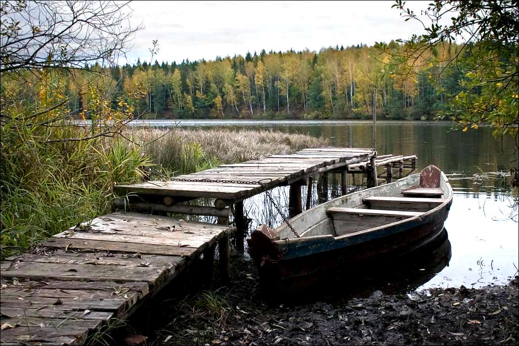Озеро старая река. Деревенский причал. Старый деревянный причал. Старая лодка. Пристань на озере.