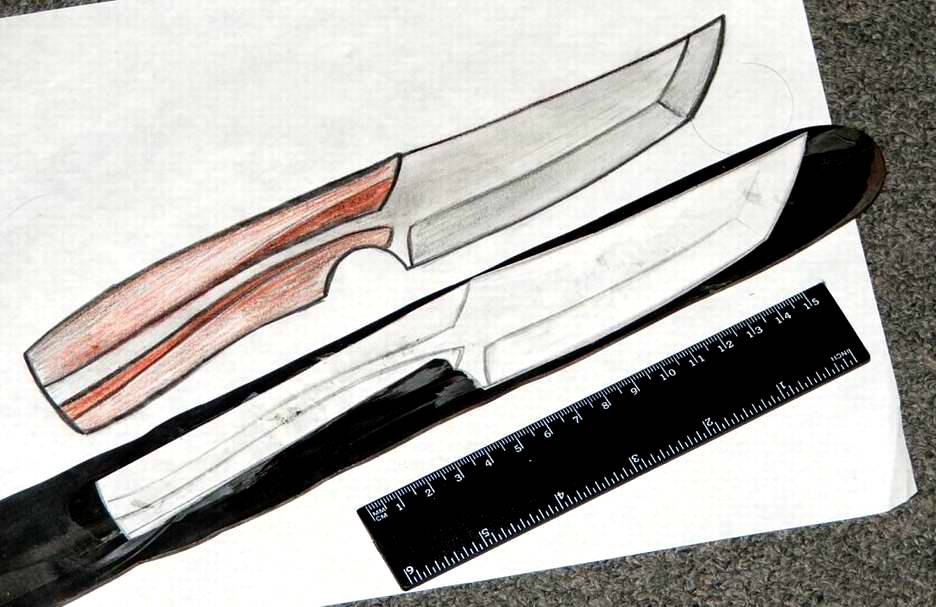 Нож танто из бумаги. Нож танто стандофф 2. Клинок танто форма клинка. Эскиз клинка для ножа. Эскизы японских ножей.