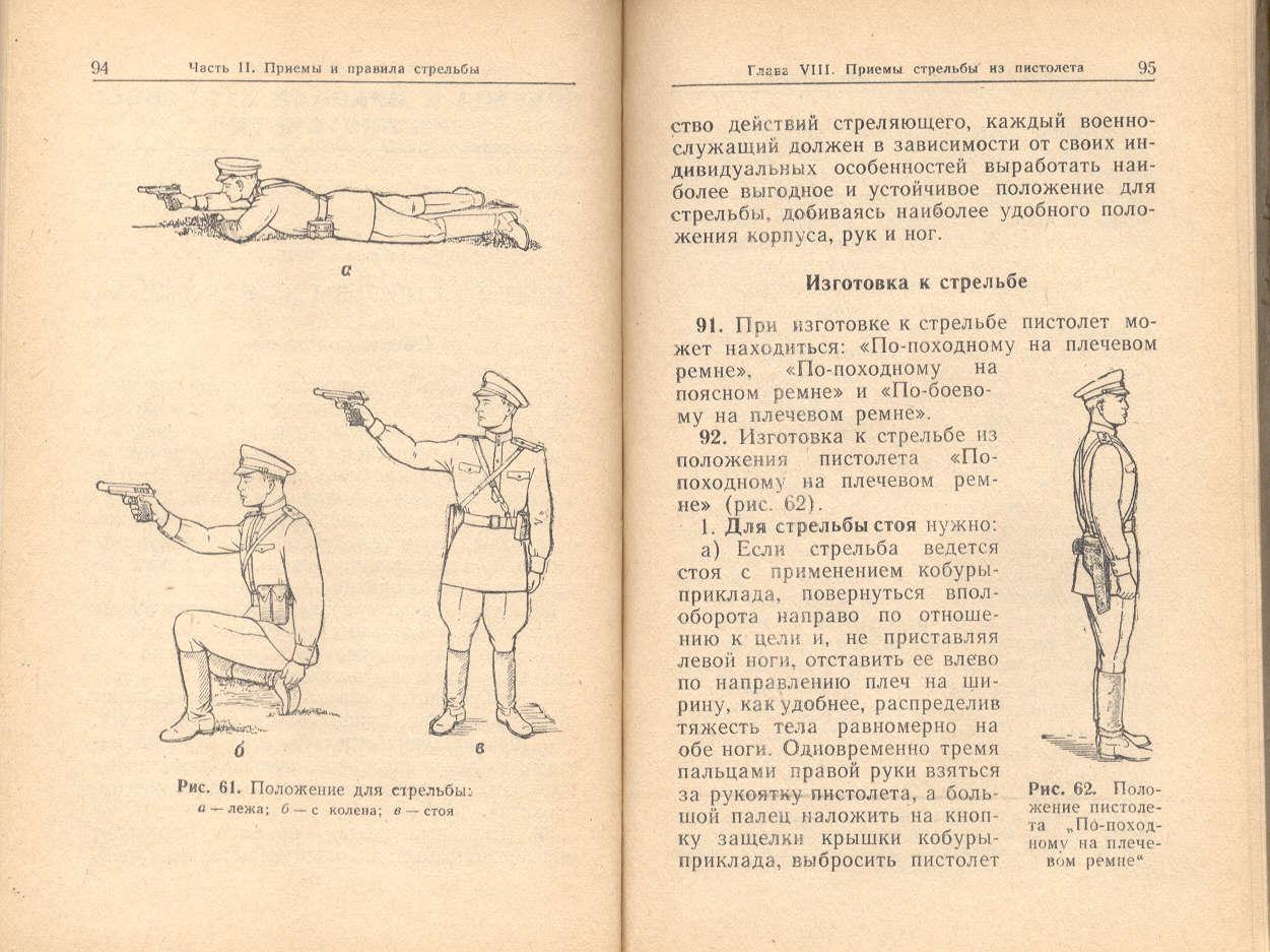 Положения для стрельбы из автомата схема