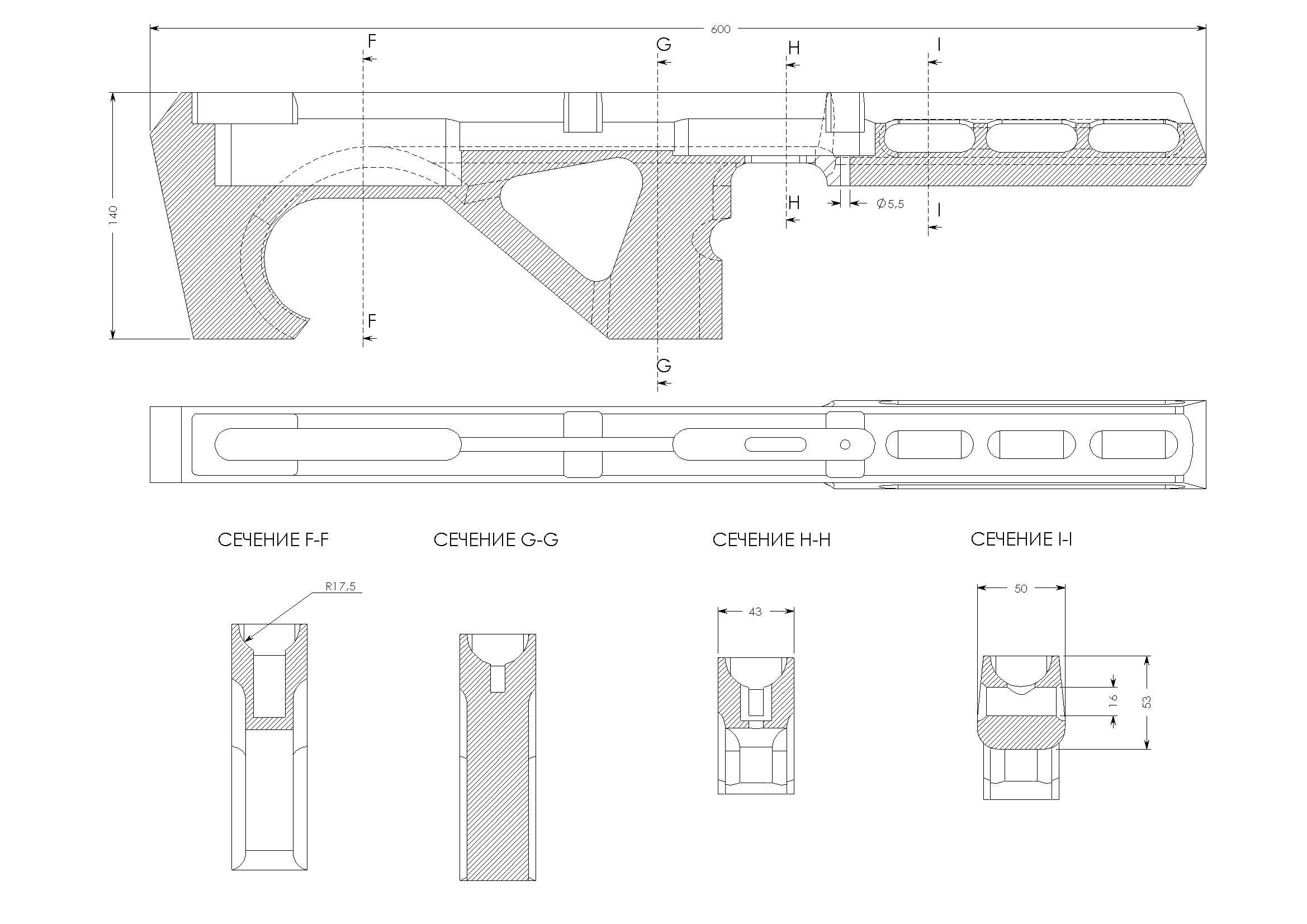 Приклад чертеж. Чертёж ложа буллпап ИЖ 60. Чертеж ложа PCP иж60. ИЖ 60 приклад чертеж. ПСП винтовка Матадор чертежи.