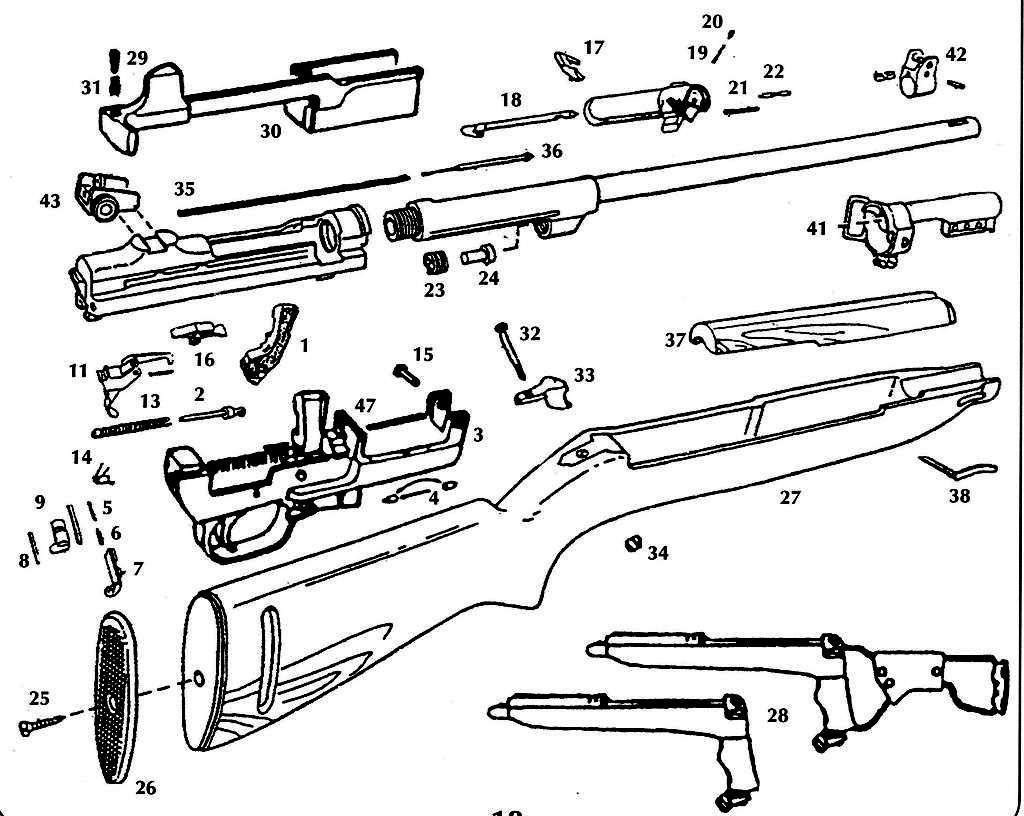 Чертеж ружья. Схема затвора болтовой винтовки. М40 винтовка чертеж. Схема м24 винтовка. Винтовка Мосина взрыв схема.