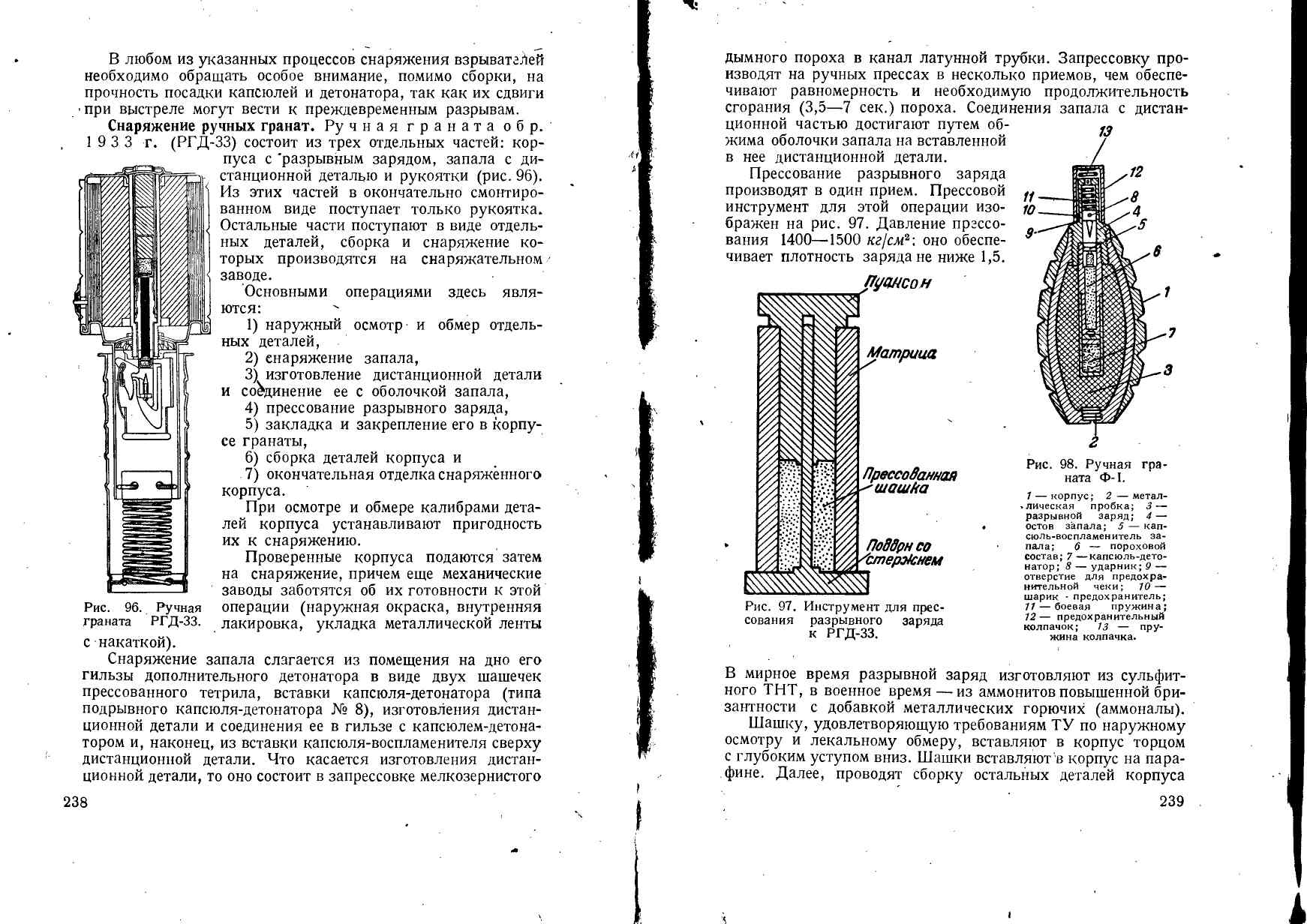 Граната ргд 33 чертеж