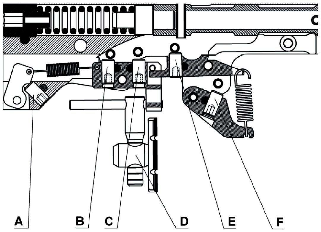 Ударниковый усм пистолета схема