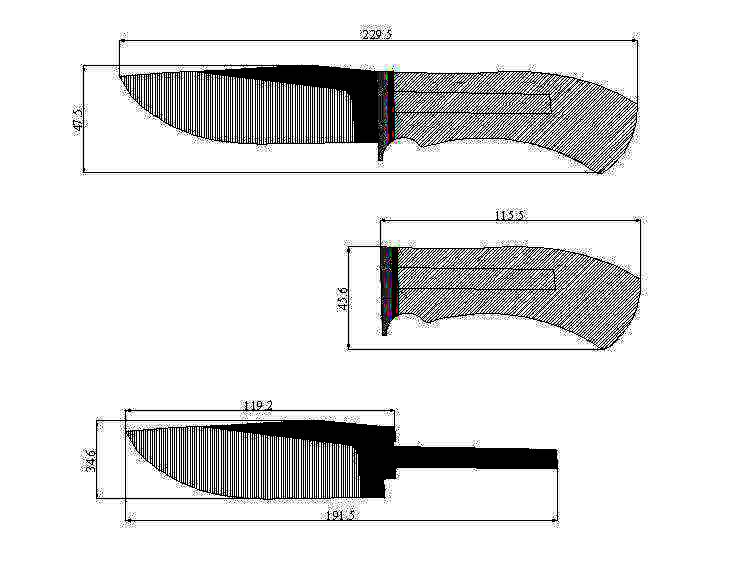 Эскизы ножей фото