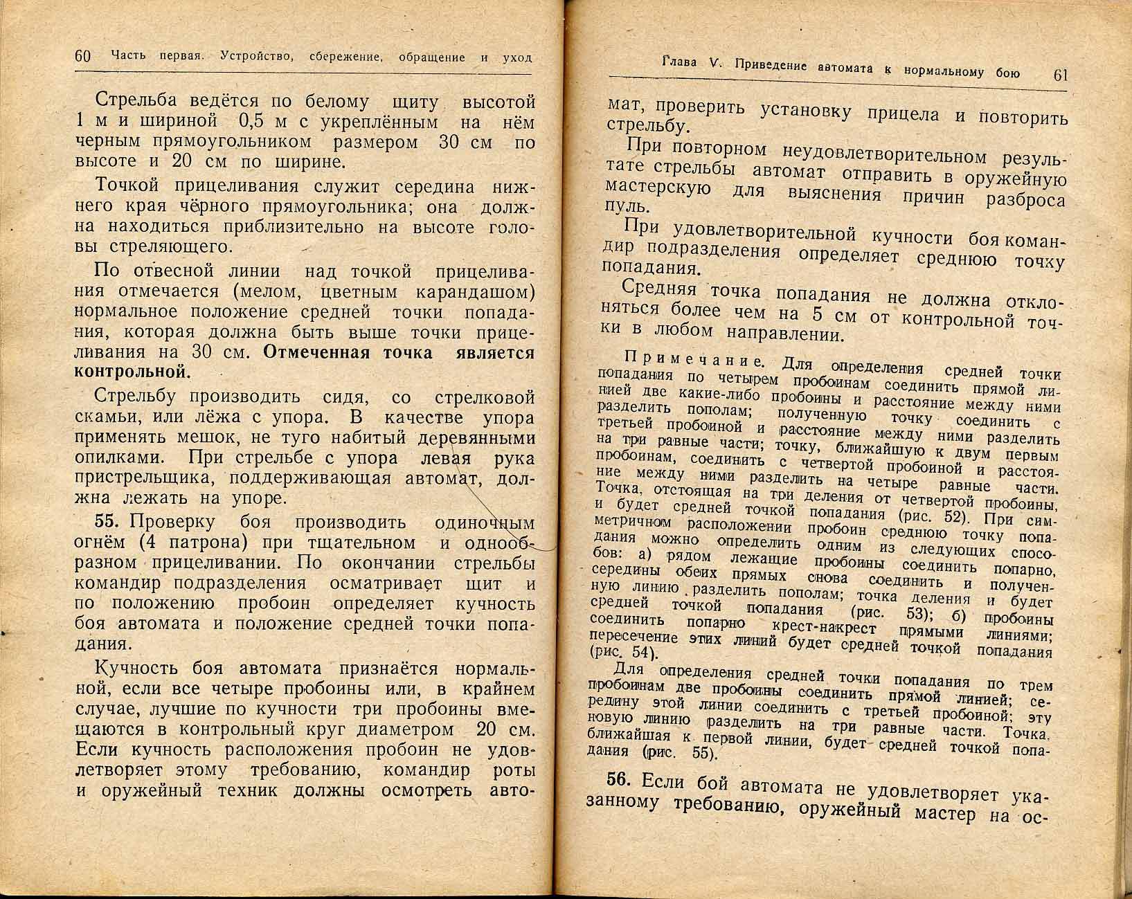 Когда кучность боя автомата признается нормальной?