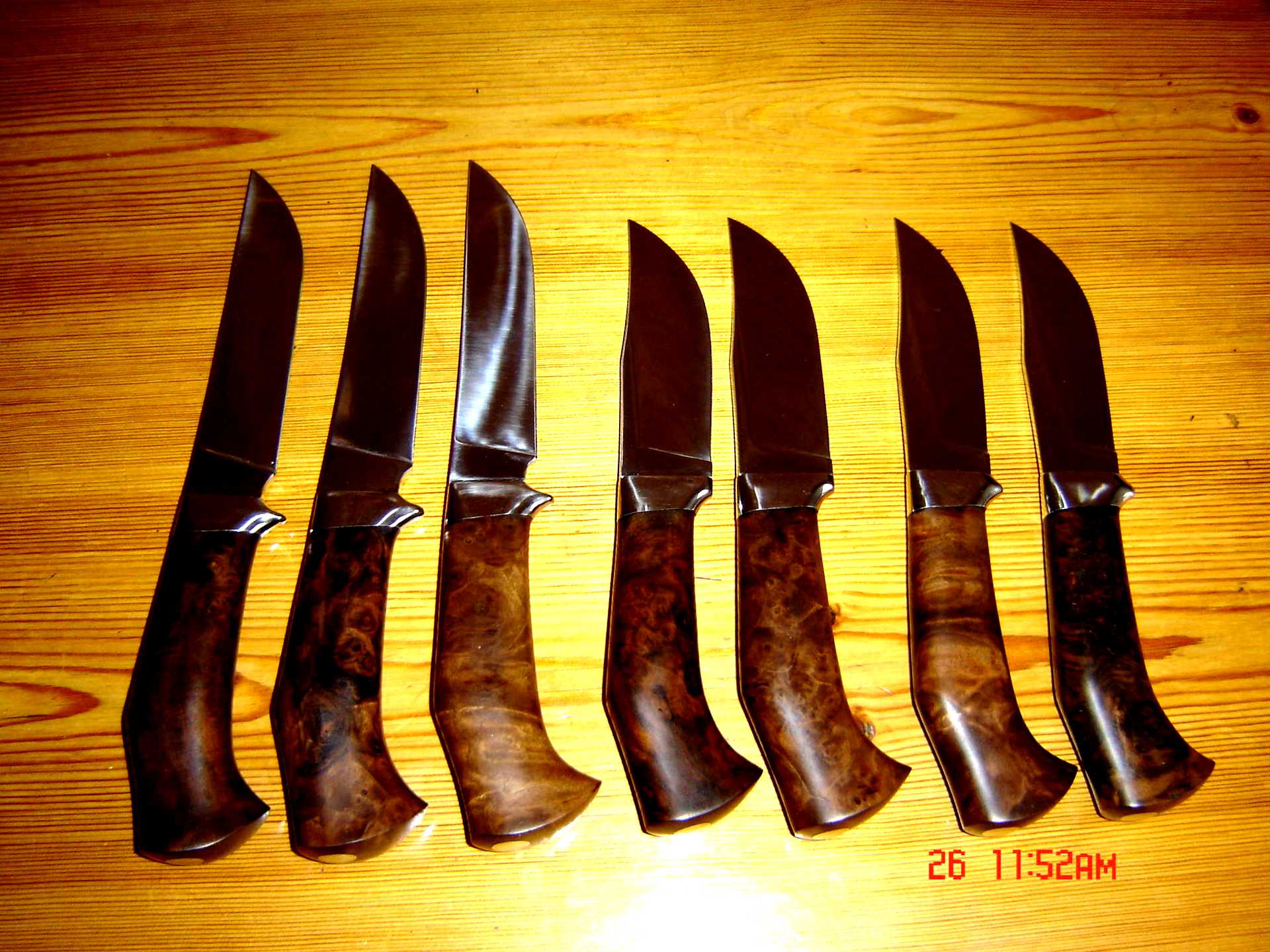 Формы ручек охотничьих ножей