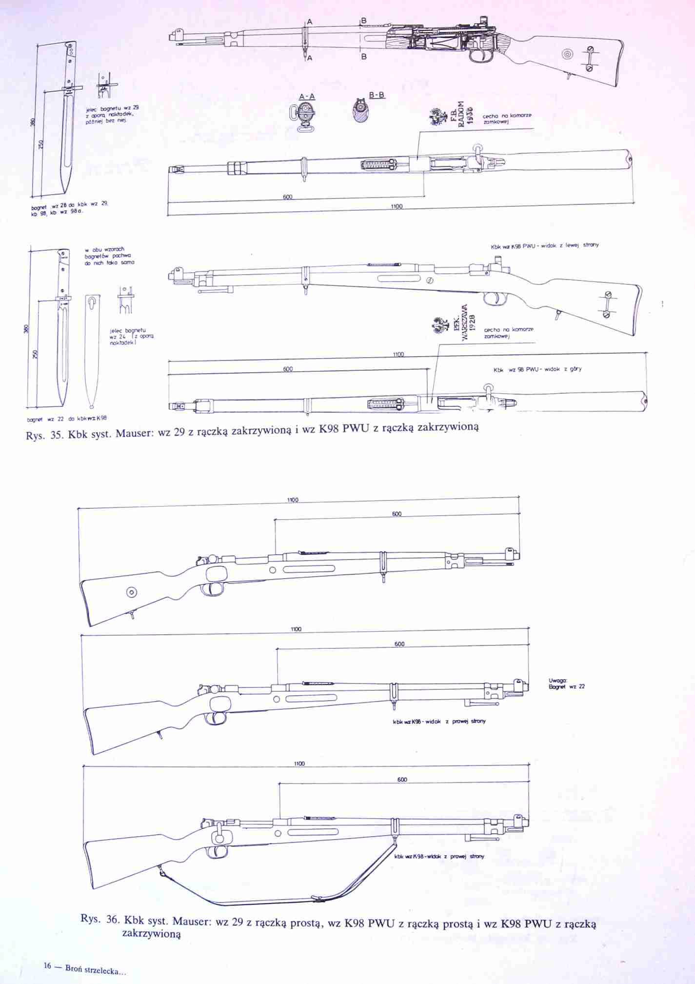 Mauser k98 чертеж