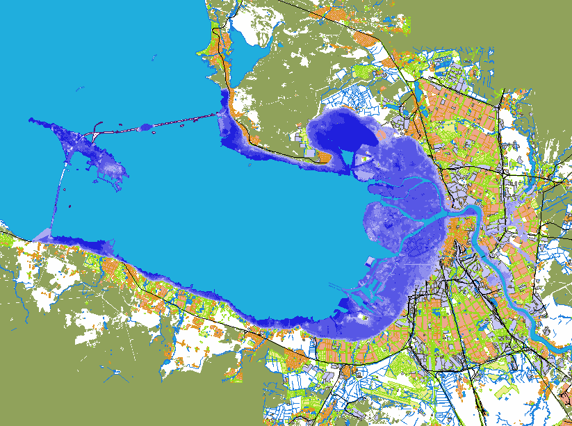 Рельефная карта спб