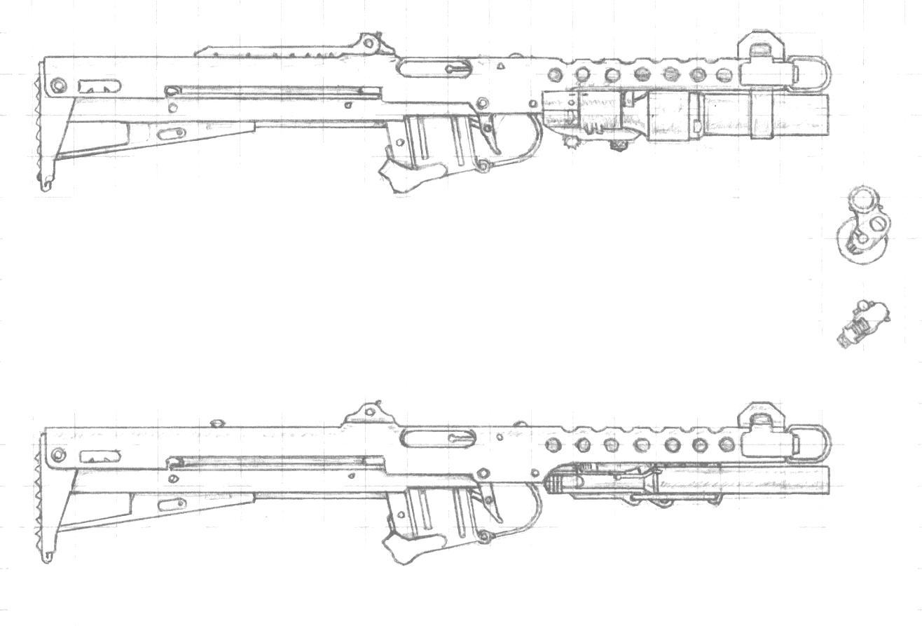 Пистолет пулемет судаева чертежи