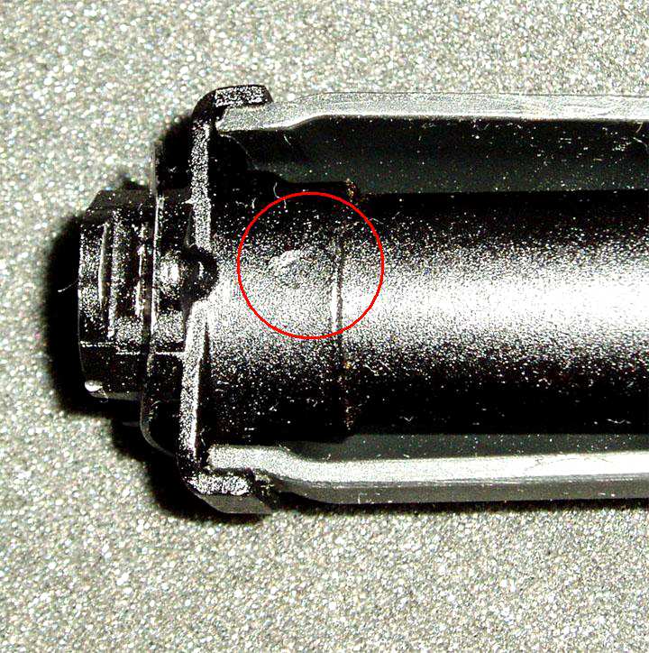 Как снять накладку с газовой трубки ак Bob225 : Снятие накладки на газовую камору : Сайга