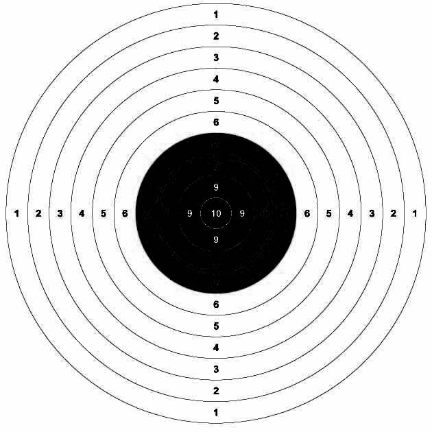 Фото мишени для воздушки