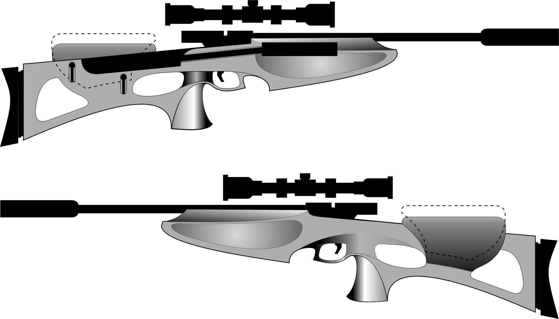 ИЖ-60 буллпап пневматическая винтовка