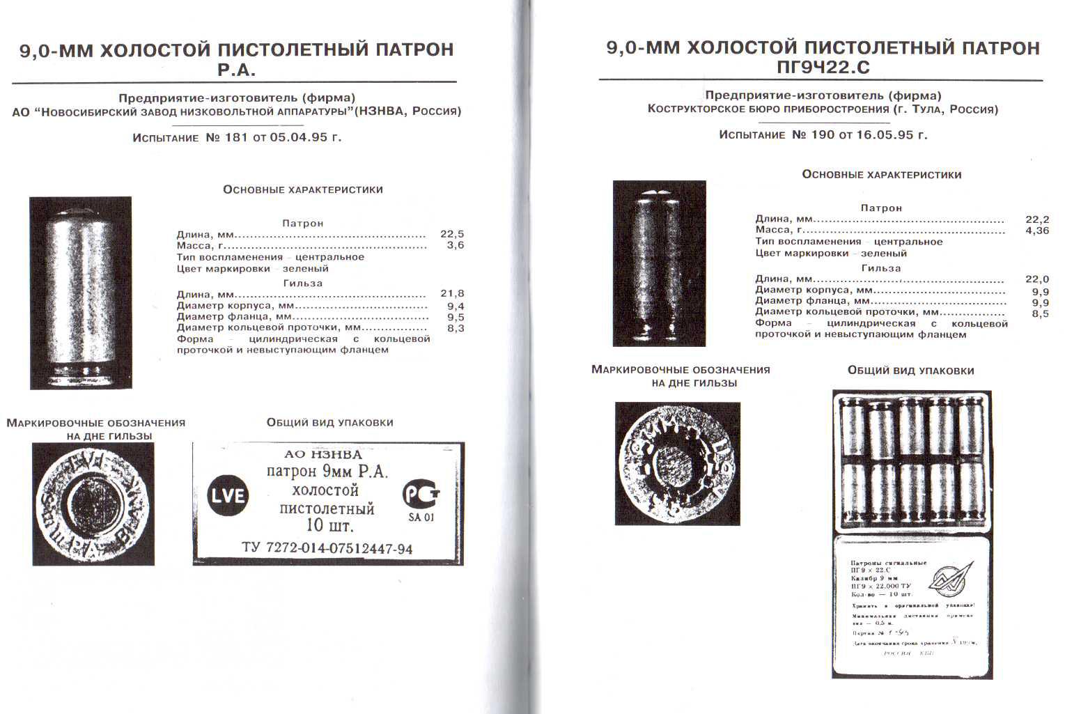Патрон 9 Ра Холостой Купить