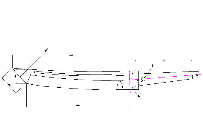 Танто размеры и чертежи