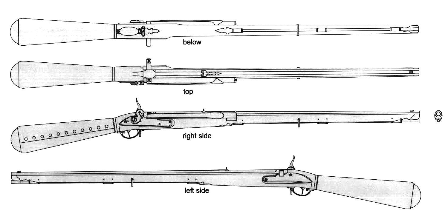 Винтовка жирардони чертежи