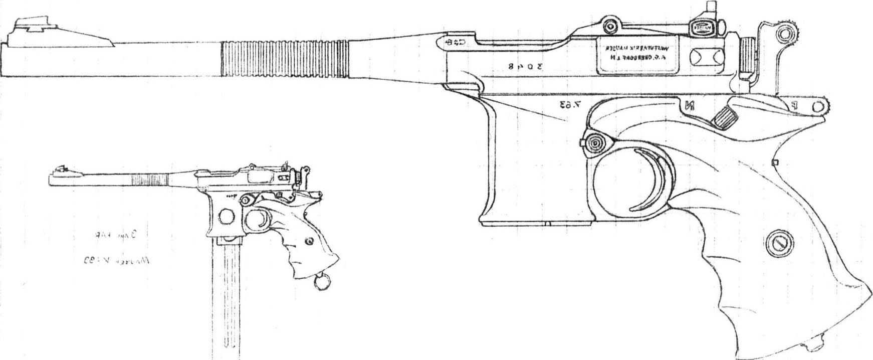 Пистолет Балтиец чертеж