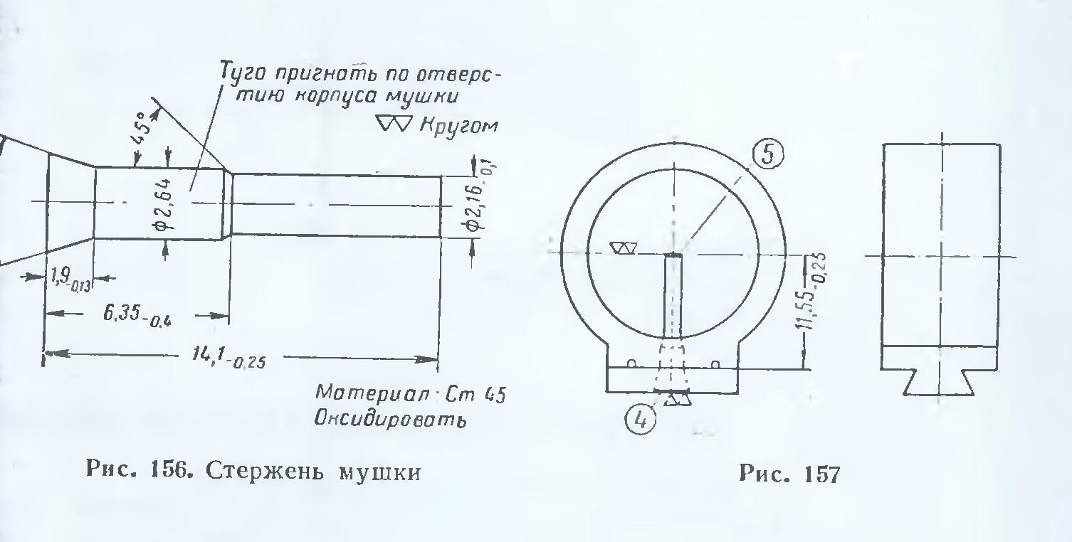 Размеры винтовки мосина чертежи и размеры