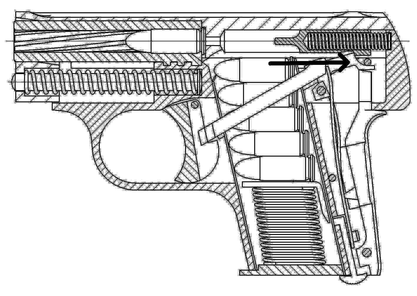 Ударниковый усм пистолета схема