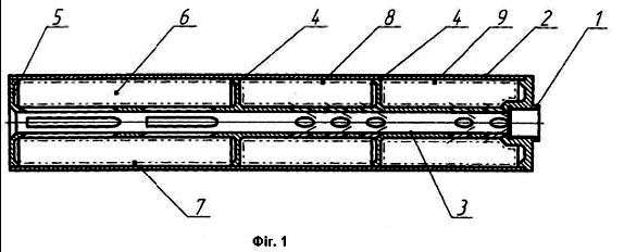 Схема глушителя для оружия