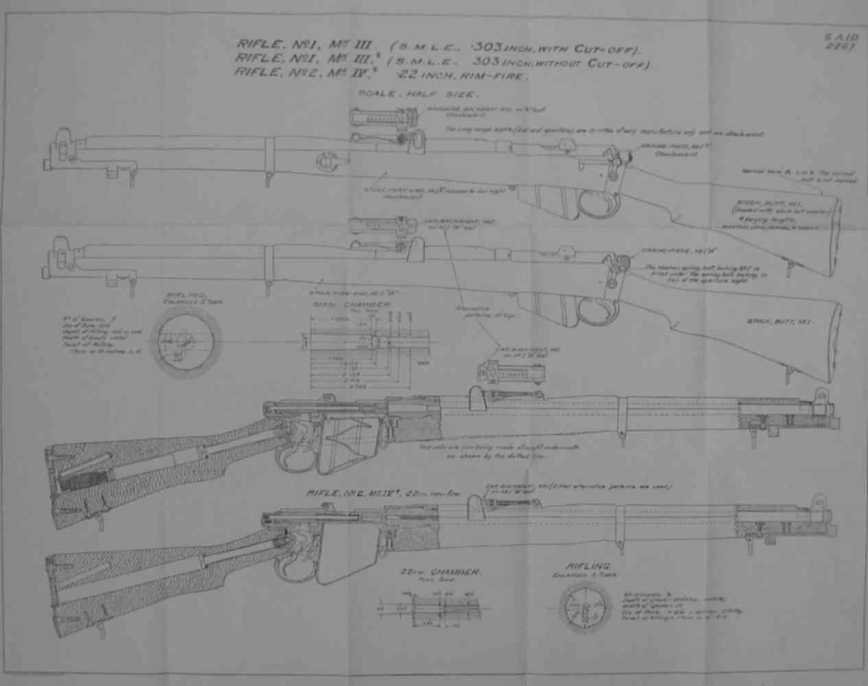 Винтовка ли энфилд чертеж
