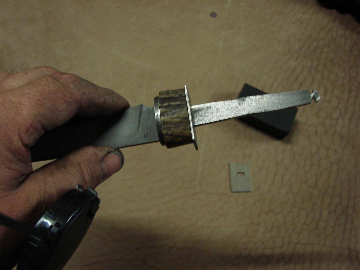 Типы крепления рукоятки ножа
