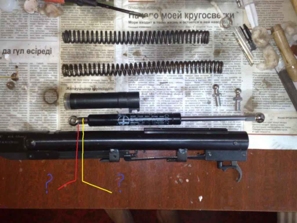 Замена газовой пружины пневматических винтовок. ГП МР 512 на Хатсан Альфа. МР 512 И Хатсан Альфа. Пружина на Хатсан Альфа от МР 512. Замена газовой пружины на МР 512.