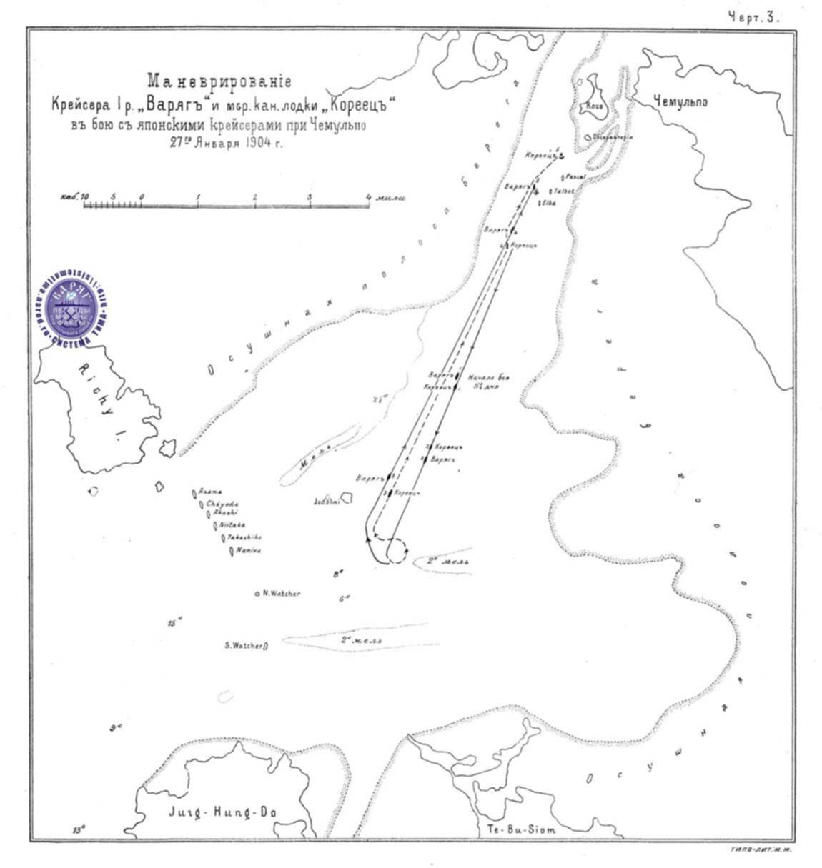 Порт чемульпо 1904. Бой при Чемульпо карта. Крейсер Варяг карта боя. Битва у Чемульпо карта. Схема боя Варяга у Чемульпо.