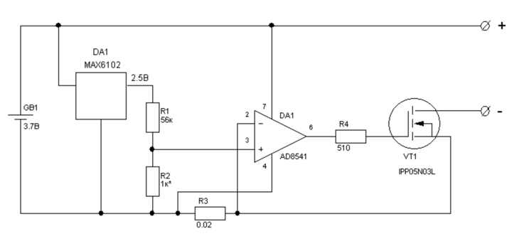 Лм358 схема включения на зарядку аккумулятора