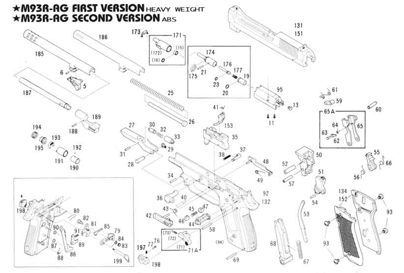 Glock 18 kjw взрыв схема