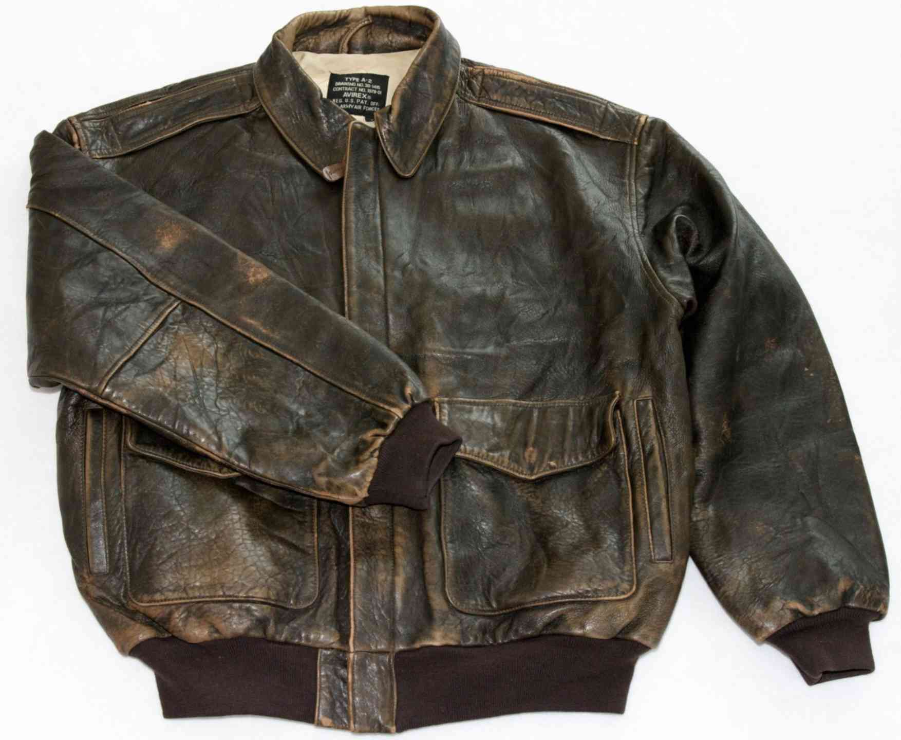 Кожаная куртка a-2 ВВС США второй мировой войны