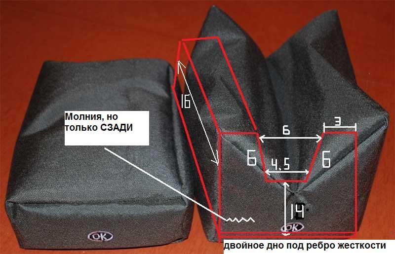 Мешок для стрельбы своими руками чертежи и размеры