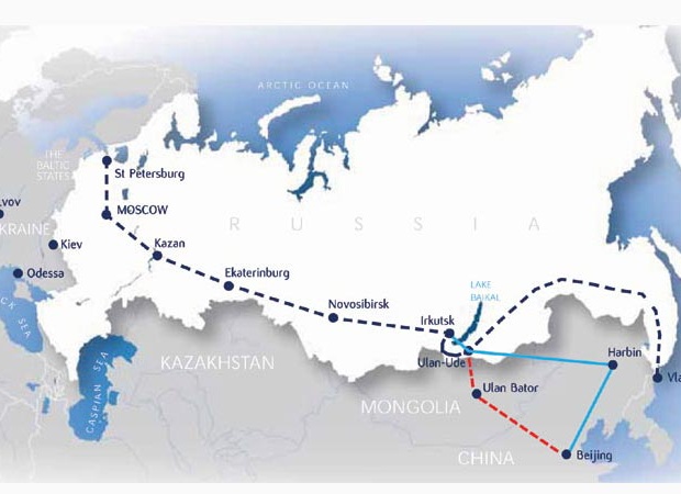 Схема маршрута поезда москва владивосток