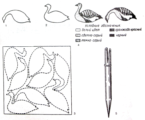 Профиль гуся для охоты своими руками из фанеры чертежи
