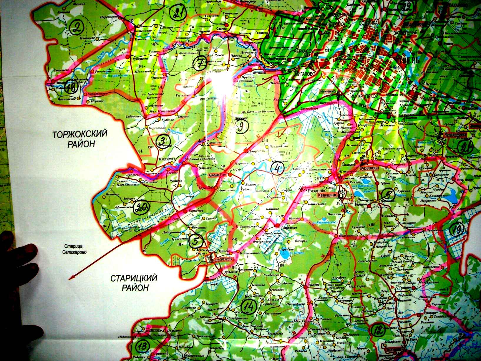 Карта охотника тверской области