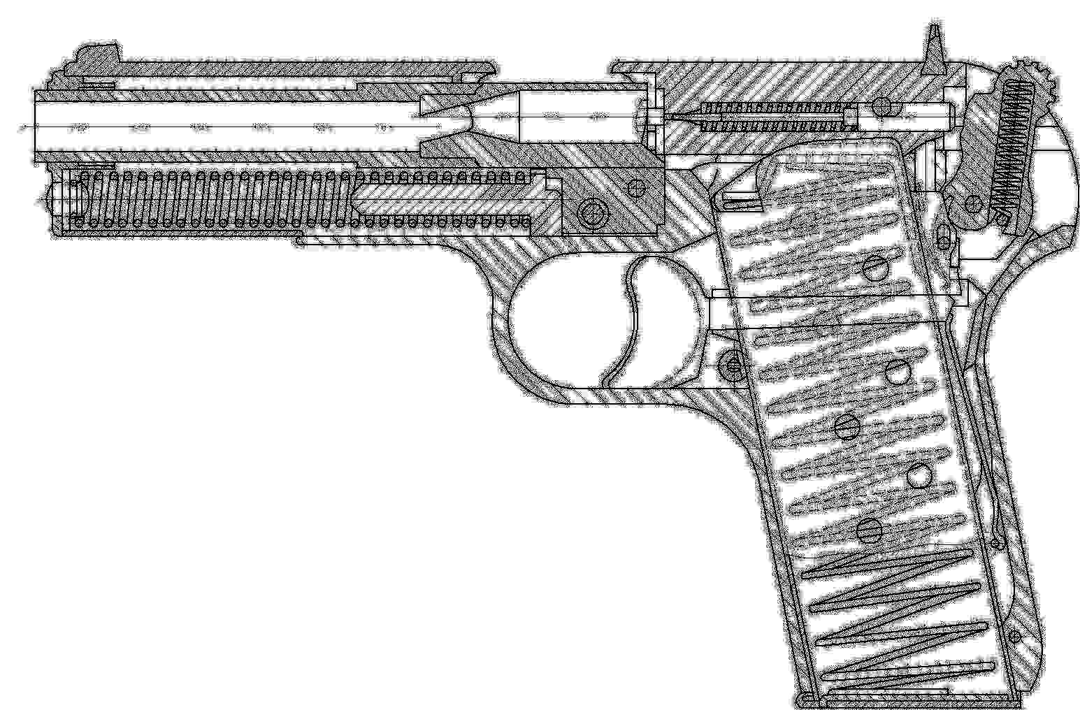 Строение пистолета ТТ