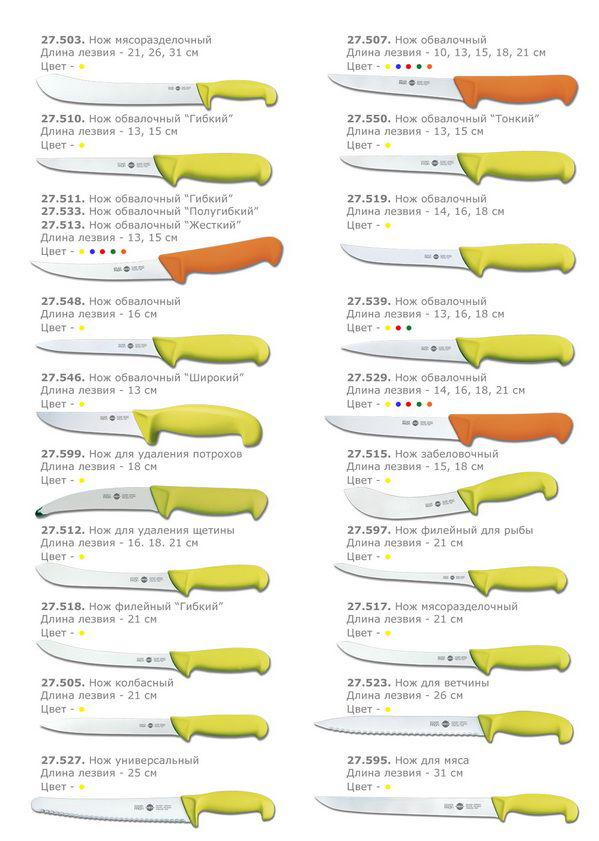 Разновидности ножей кухонных фото и описание их применение