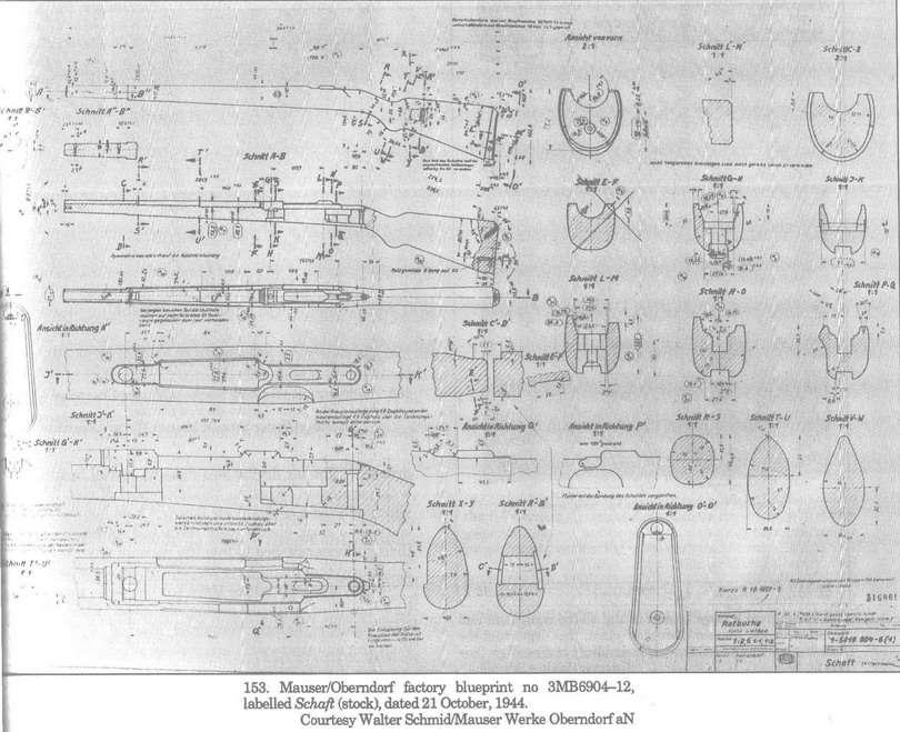 Mauser k98 чертеж
