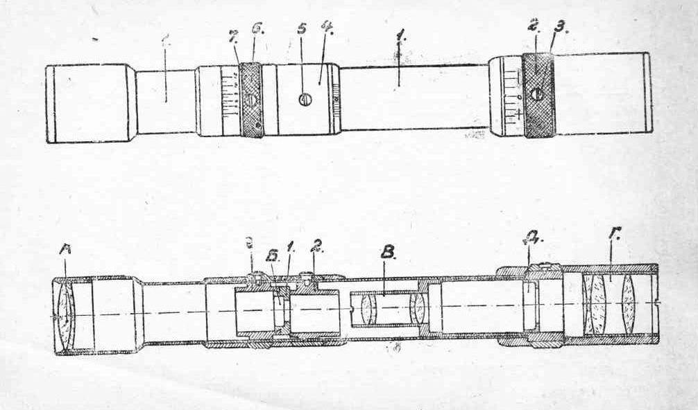 Подзорная труба турист 3 20x50 схема установки линз