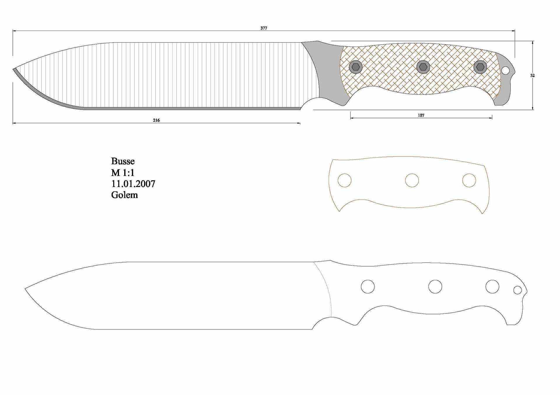 Швейцарский нож чертеж
