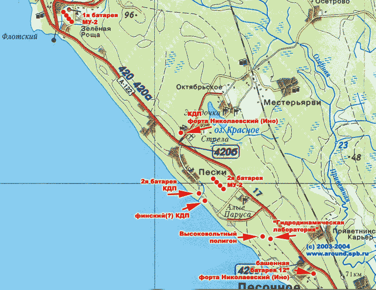 Зеленая роща карта