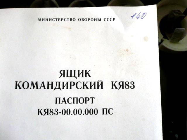 План конспект командирский ящик кя 83