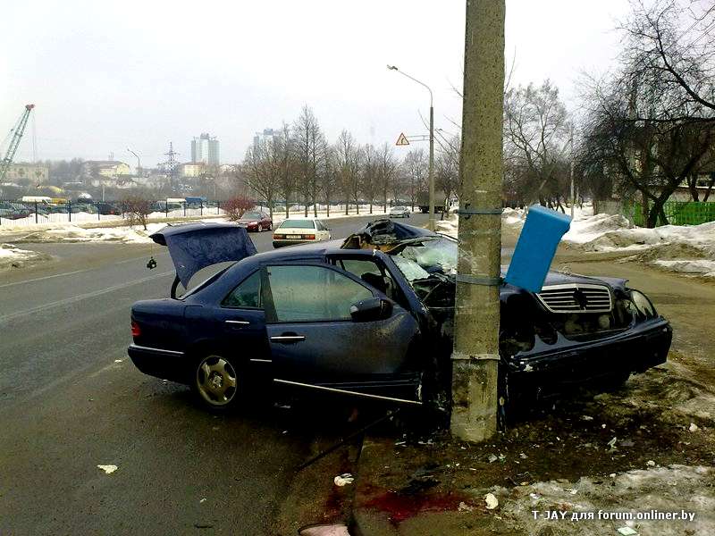 Мерседес w210 авария