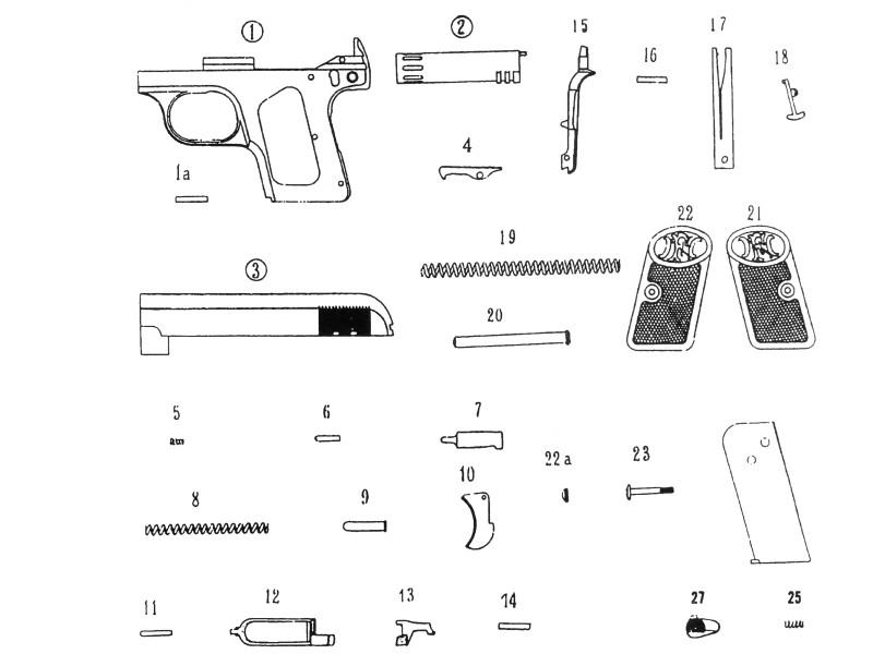Браунинг 1900 схема