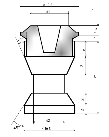Пуля иванова 12 калибра чертеж