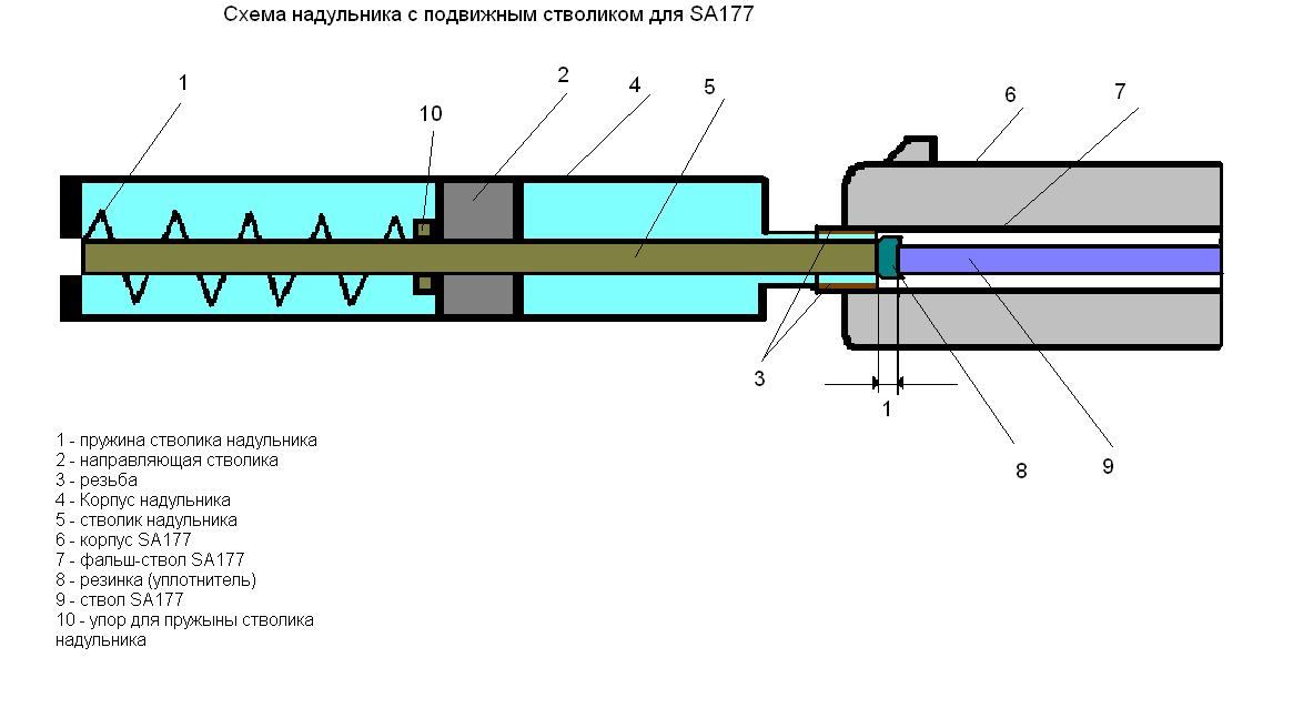 Интегрированный глушитель схема